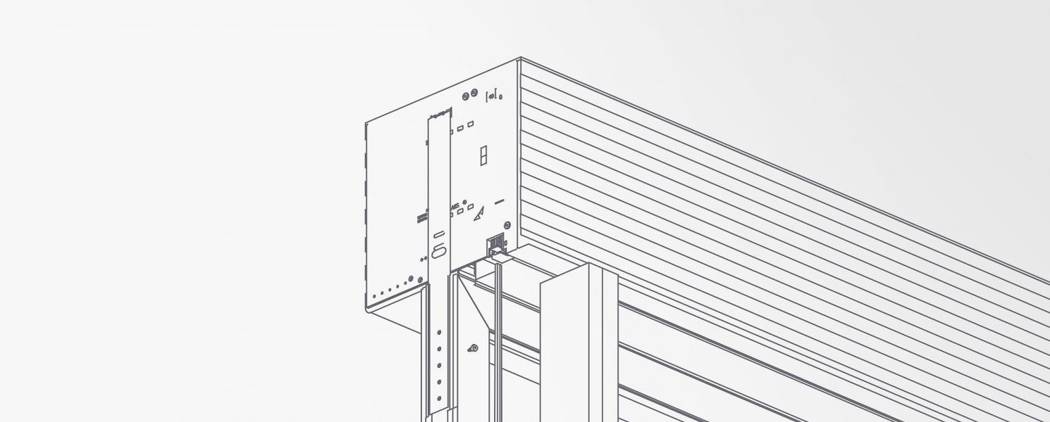 Technical Drawing Roller Shutter Box