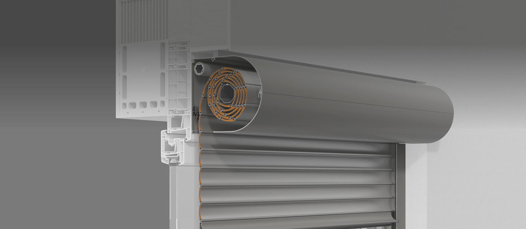 ROMA front-mounted roller shutter RONDO profile