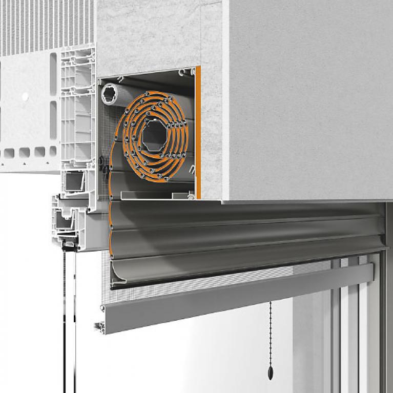 Profile ROMA front-mounted roller shutter INTEGO