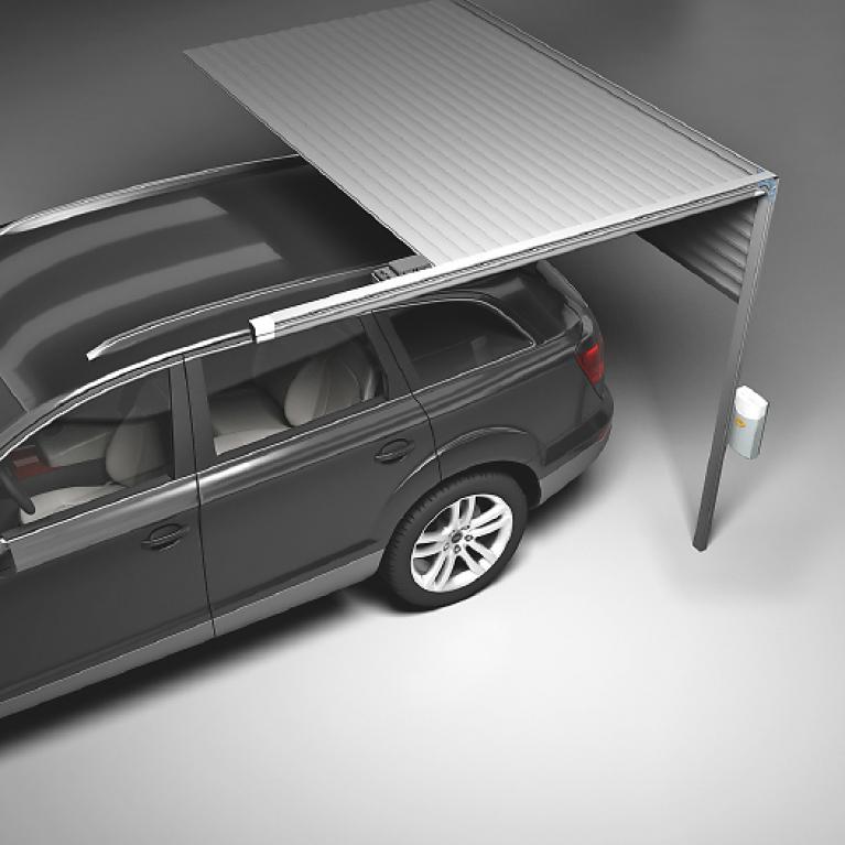 Roofline door model side view with BMW Touring