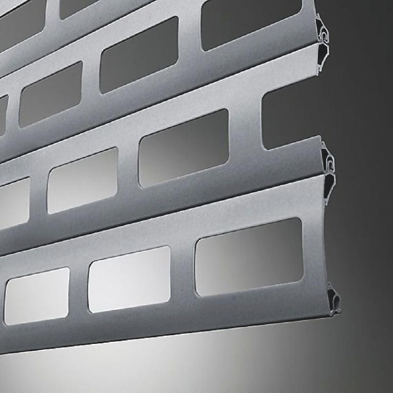 Detail sample view door profile roller grille G77