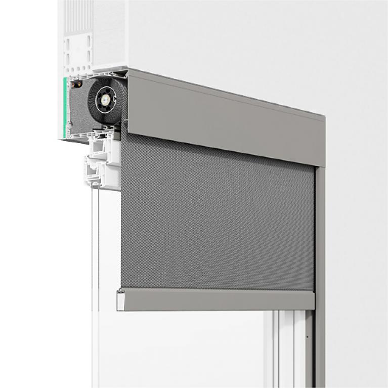 Profile ROMA top-mounted textile screen RA zipSCREEN