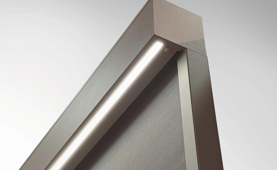 Detailed view integrated LED lighting