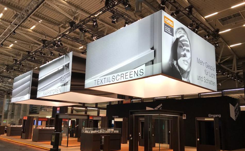 Detailed view ROMA exhibition booth