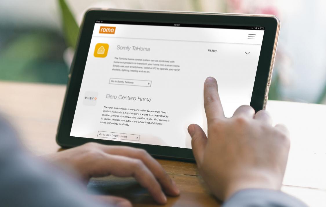 Smarthome Finder iPad Screen
